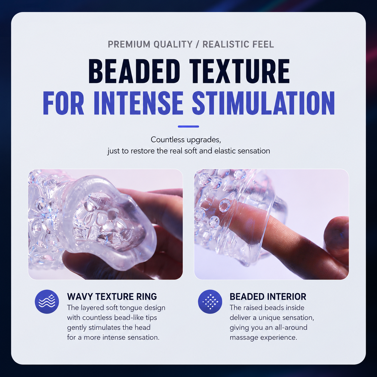 Bellucci CycloneBeads Rotating Suction Stroker - Image 6