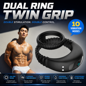 TwinLock Dual-Ring Vibration Massager