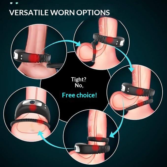 TwinLock Dual-Ring Vibration Massager - Image 2